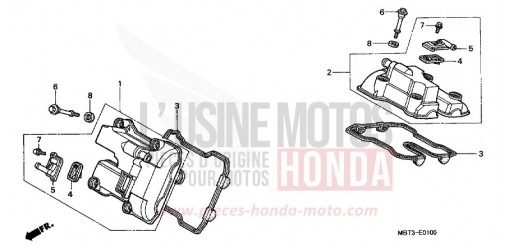 COUVERCLE DE CULASSE XL1000V2 de 2002